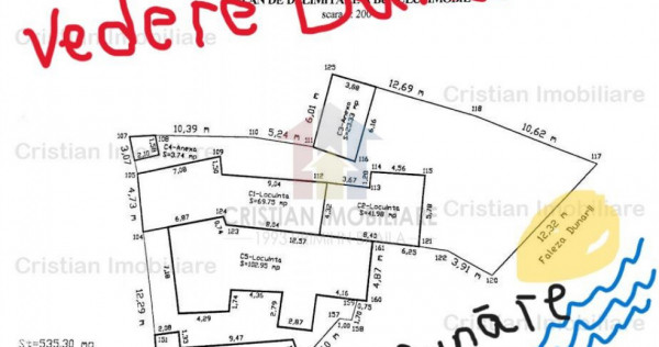DESCHIDERE 12m la FALEZA DUNARII , Teren 535mp