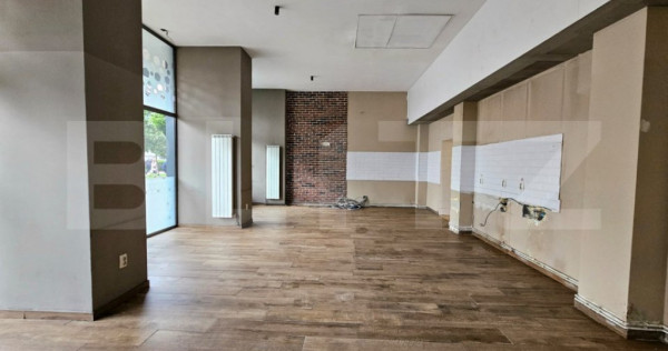 Spatiu cu vad pietonal excelent, 100 mp, zona Pietei Marasti