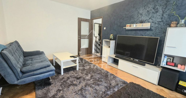 Apartament cu 2 camere, centrala proprie, zona Cetatii