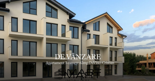 Apartament 2 camere 50mp plus curte 50mp cartier Davinci Cri