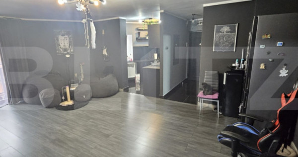 Apartament cu 3 camere, mobilat și utilat, &icirc;n zonă liniș