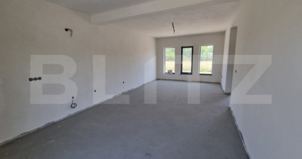 Casa noua, semifinisata , 93 mp, zona Martinesti