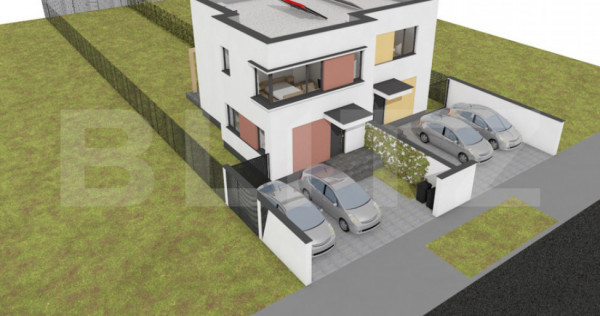 Duplex 3 camere, Su = 84,4 mp, St= 369,5 mp, Mosnita Noua