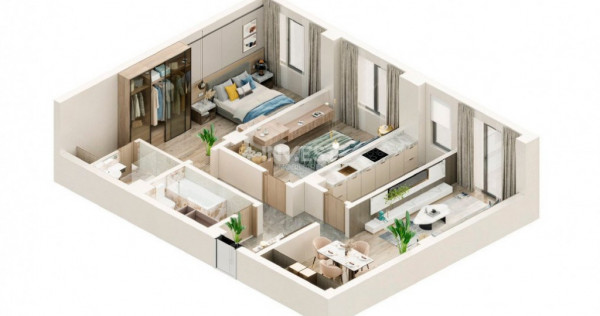COMISION 0%! Apartament 3 Camere Decomandat, 85mp Bloc Nou