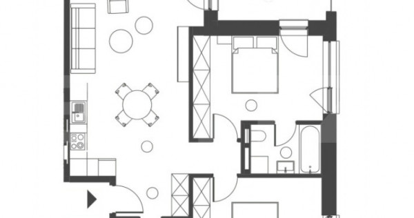 Comision 0 ! Somesului 15, Apartament 3 camere, Semicentral,