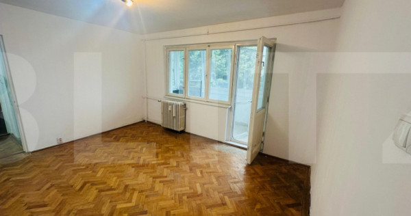 Apartament spațios, in bloc reabilitat, 2 camere, Zona Leb?