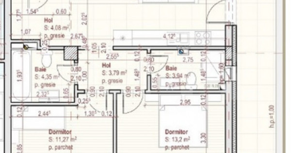 Apartament cu 3 camere, 67 mp, 28 mp terasa, etaj intermedia