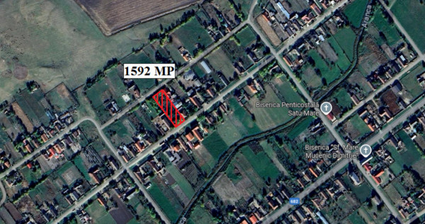 Teren 1592 MP in Satu Mare jud. Arad - ID : RH-43652-property
