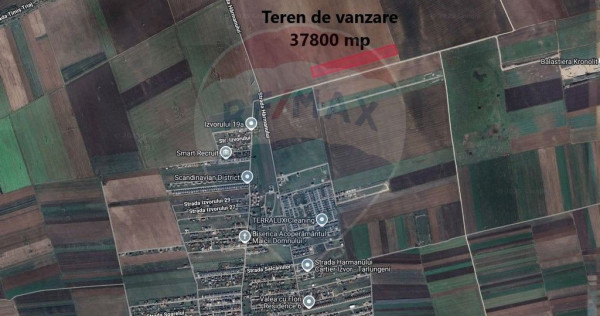 Teren Harman 37800mp la 50m de UAT Tarlungeni -cartier Izvor