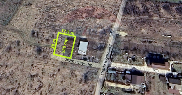 Teren construcție casă P+E+M – 528 mp, Peris, Ilfov, ...