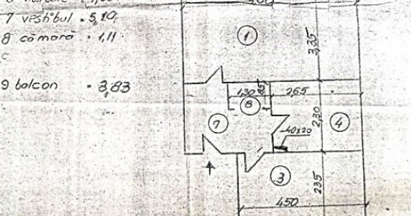 Apartament cu 3 camere in Micro 16