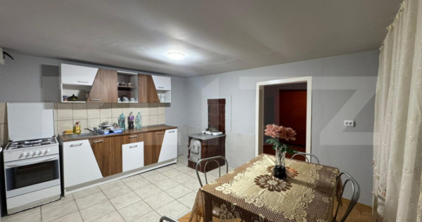 Casa cu 4 camere, 117 mp, teren generos de 5594 mp, in Crisc