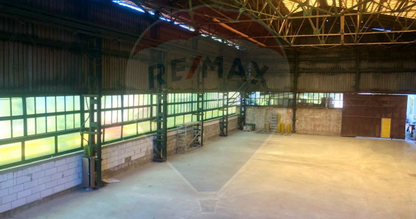 Hala industriala 550mp + 450 mp curte de &icirc;nchiriat