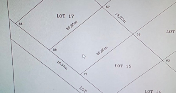 Teren 540 mp, utilități aproape, zonă liniștită