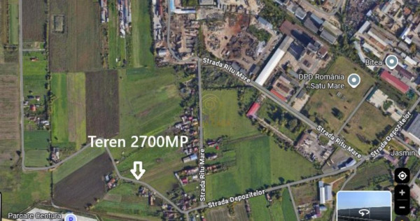 De vanzare Teren 2700MP In Satu Mare