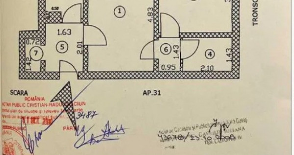 Apartament cu 2 camere in Micro 39A