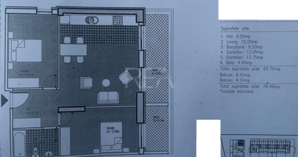 3 camere Vitan-B&acirc;rzești decomandat, centrală, an 2021, 79