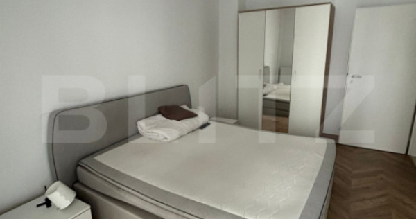 Apartament 2 camere semidecomandat, finisat și mobilat, î