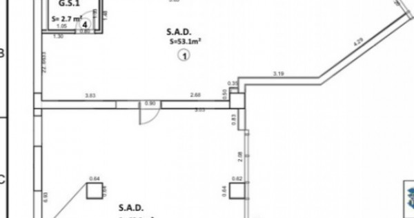 Spațiu comercial, 121,40 mp, zona Centrala