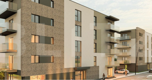 Apartament 2 camere, 44.52 mp finisat nou etaj intermediar,