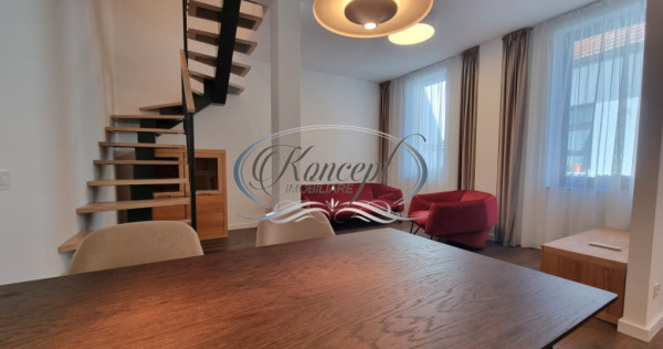 Apartament pe 2 niveluri, curte comuna, finisaje premium, zo