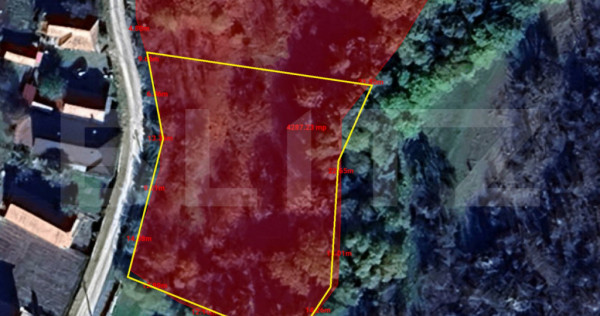 Investitie ! Teren intravilan construibil 2000 mp, front 4