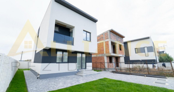 Vila individuala cu 4 camere, 3 bai, Teren 300 MP - Soseaua Leordeni