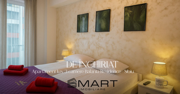 Apartament de lux cu 3 camere Balanta Residence