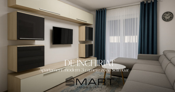 Apartament cu 3 camere in Selimbar