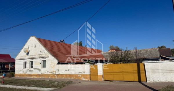 Casa cu teren de 1.600 mp in Checea langa primarie.