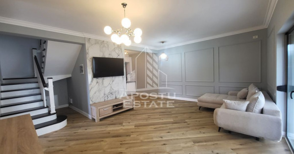 Duplex nou,5 camere si garaj,mobilat si utilat,Dumbravita