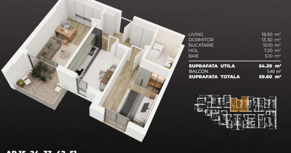 2cam. total dec. 3min metrou Berceni