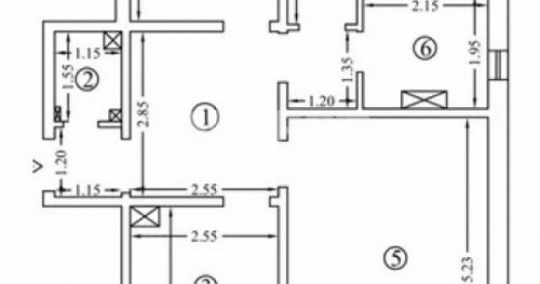 DE VANZARE-APARTAMET 3 CAMERE-DACIA