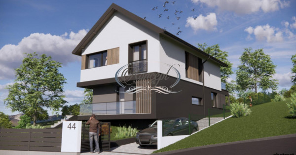 Casa moderna cu pod inalt si terasa generoasa pe Ady Endre