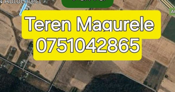 Teren Cornetu langa padure