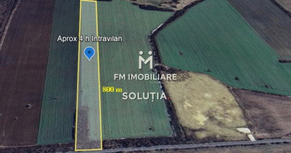 Teren intravilan – Crevedia – 62 de parcele – Acces...