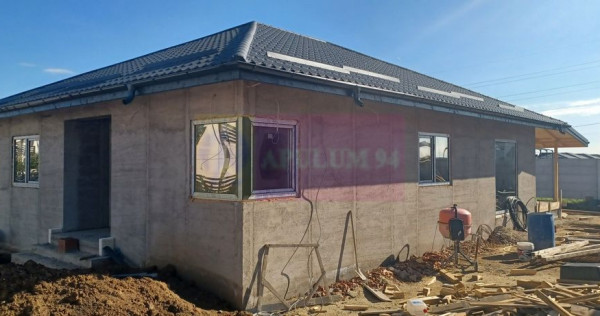 Săbăreni, casă parter 4 camere, CT, terasă, pivniță...