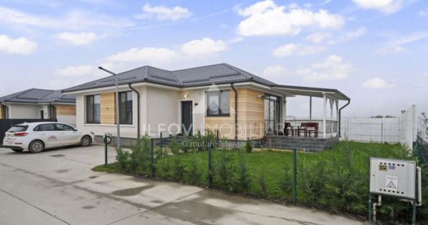 Casa pe parter Tunari, 96mp, lot 275mp, 2 locuri parcare