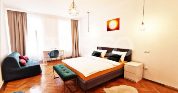 Garsoniera de inchiriat 55 mpu mobilata utilata modern centr