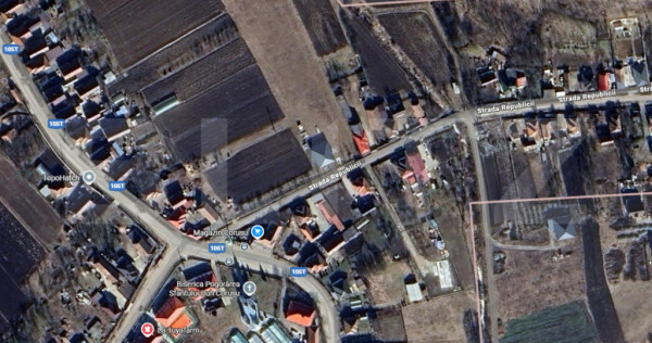 Teren construibil 4400mp + drum 8m latime 1000mp centru Coru