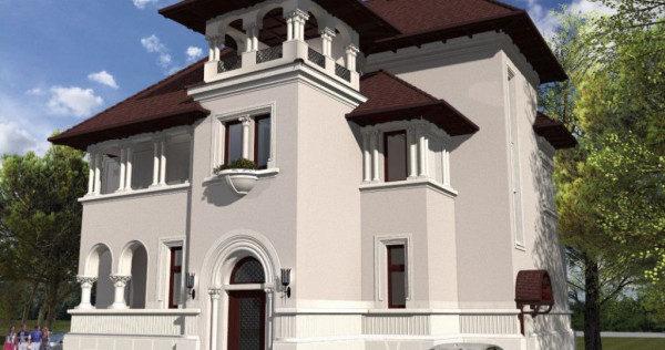 Vila cu arhitectura deosebila de vanzare- Primaverii- televi