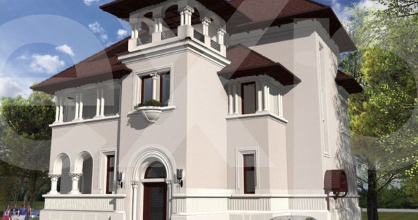 Vila cu arhitectura deosebila de vanzare- Primaverii- televi