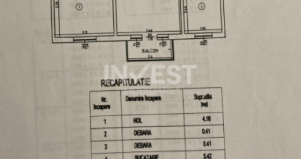 DE VANZARE-APARTAMENT 2 CAMERE-DACIA ZIMBRU