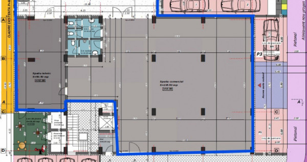 Spatiu comercial de inchiriat, in zona Tomis Nord, Constanta