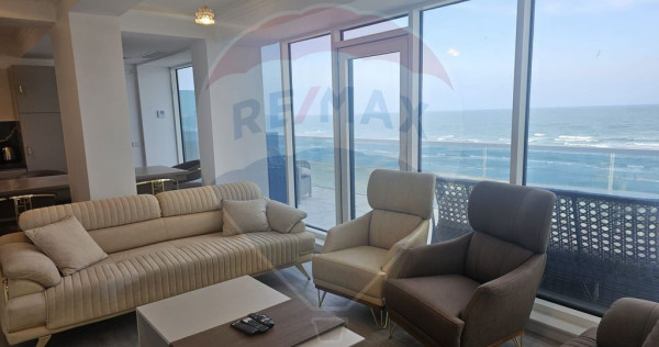 Apartament 3 camere cu terasa 50mp frontala spre mare în...