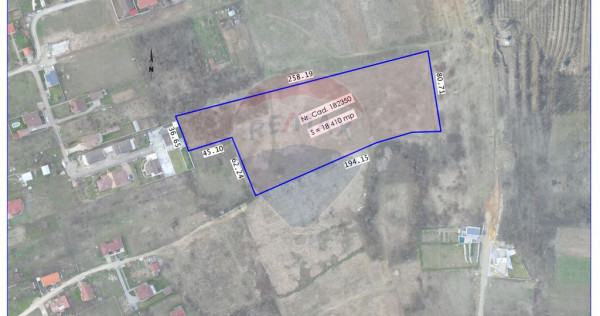 De v&acirc;nzare Teren 18 410 mp - Dezvoltare Imobiliară, Dim...