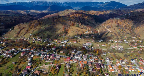 FILM! Constructie rustica tip Casa Verde, cu parau si panora
