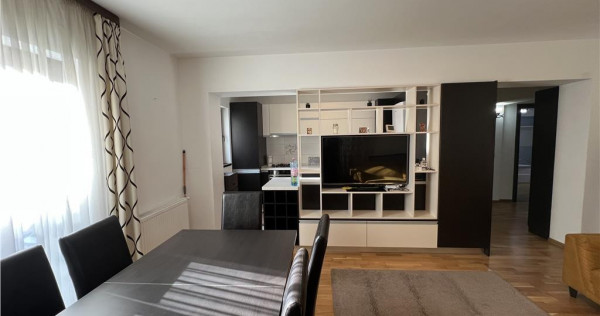 Apartament 3 camere, bloc 2015, mobilat utilat, etaj 1, bo