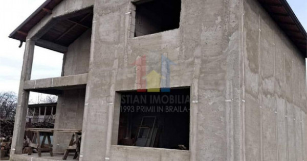 VILA P 1 la rosu, la 17 km de Braila Teren 1700 mp