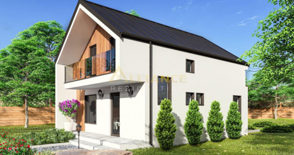 Vila individuala - 4 camere - 2 bai - dressing -incalzire pa